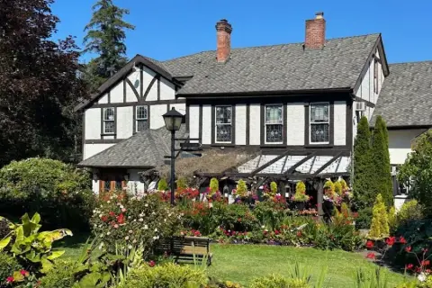 The historic Four Mile Roadhouse in View Royal
