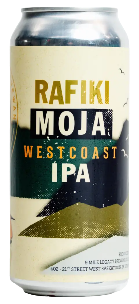 Rafiki Moja West Coast IPA can