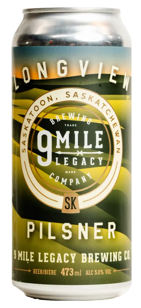 Longview Pilsner can