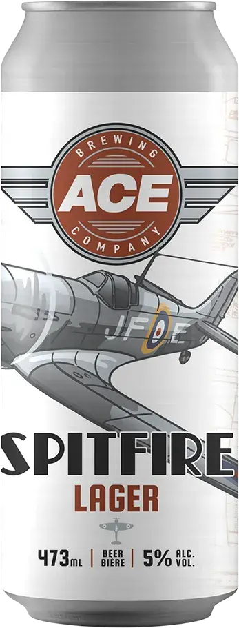 Can of Ace Brewing Spitfire Lager
