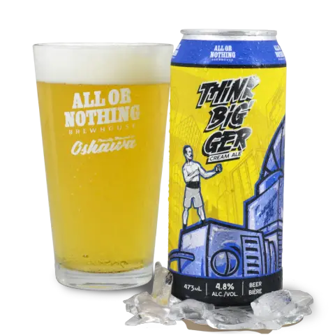 Think Big'Ger Cream Ale can