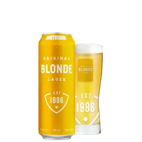 Amsterdam Blonde Lager 568 ml can