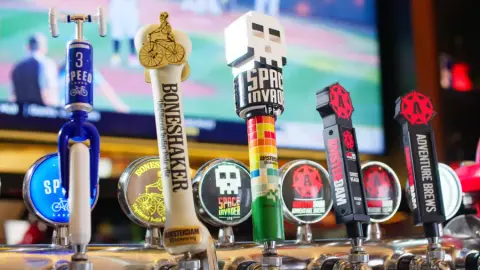 Amsterdam beer tap handles