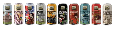 Annapolis Brewing Company's 2025 lineup of beer cans
