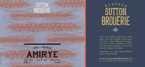Amirye rye IPA label