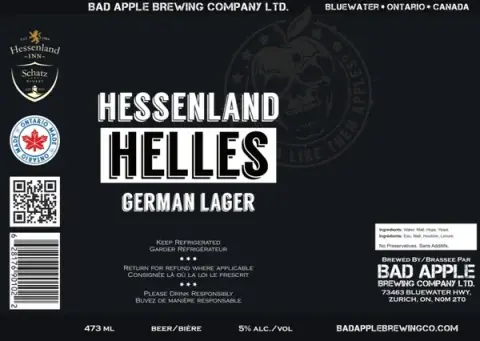 Hessenland Helles 473 ml can