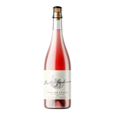 Bottle of Baillie-Grohman Tête de Cuvée sparkling wine