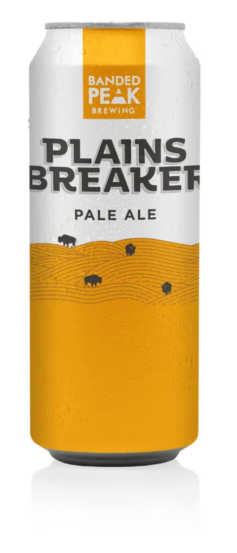Banded Peak Plainsbreaker pale ale can