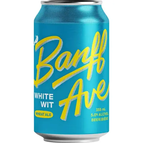 Banff Ave Brewing White Wit can