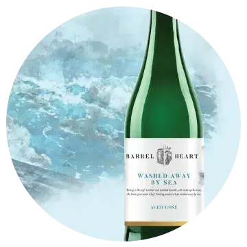 Barrel Heart Washed Away by Sea aged gose bottle