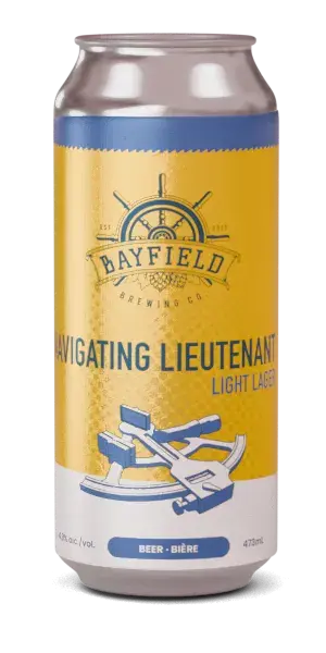 Bayfield Brewing Navigating Lieutenant light lager