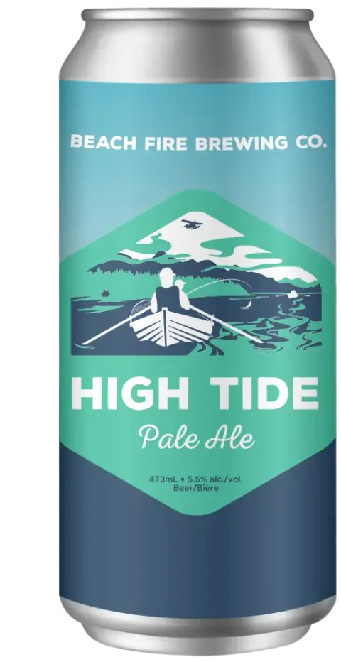 Can of Beach Fire High Tide Pale Ale