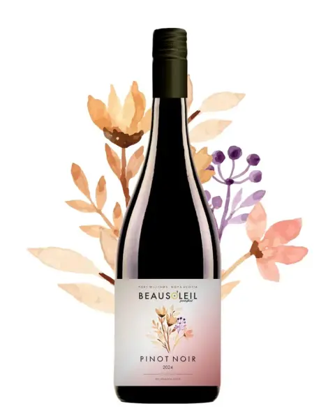 Bottle of Beausoleil 2024 Pinot Noir