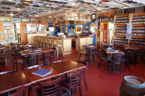 The pub and bar at Bedondaine & Bedons Ronds