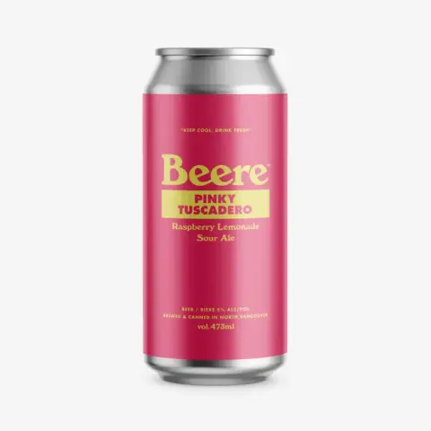 Can of Beere Pinky Tuscadero raspberry lemonade sour