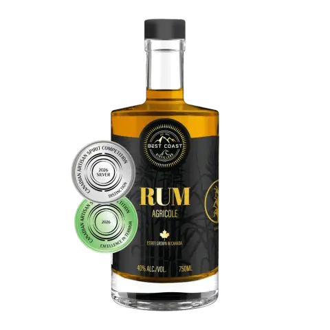 Best Coast Distillers Agricole Rum – Vancouver Island craft rum made from estate grown sorghum cane