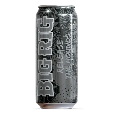 Big Rig Release the Hounds Black IPA can