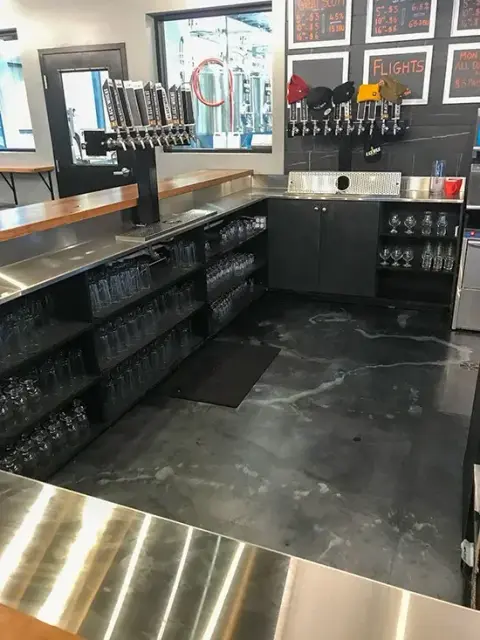 Black Wheat Brewing taproom in Brandon