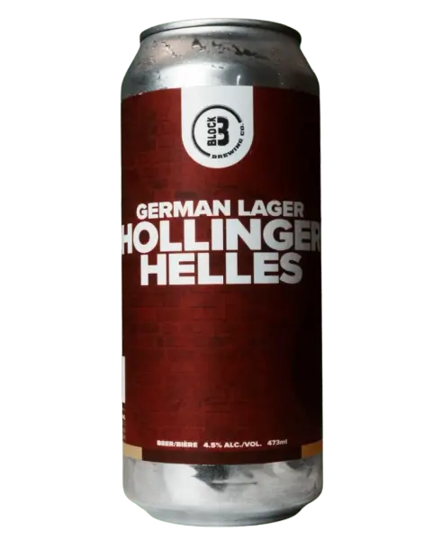 Block Three Hollinger Helles can