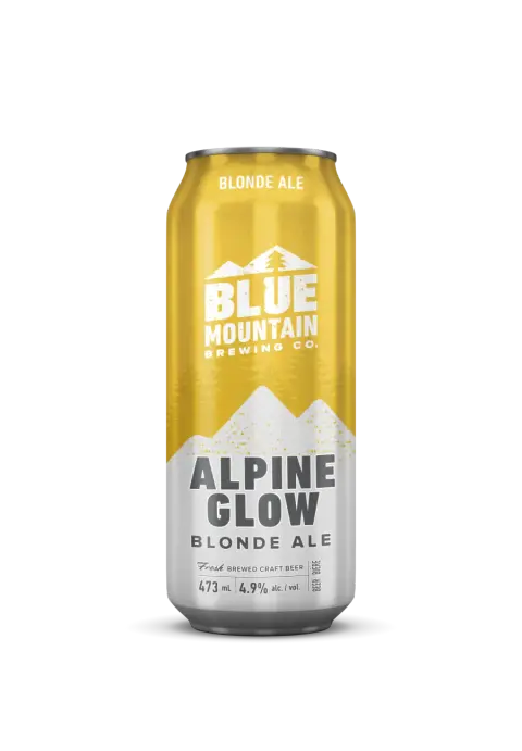 A can of Blue Mountain Alpine Glow