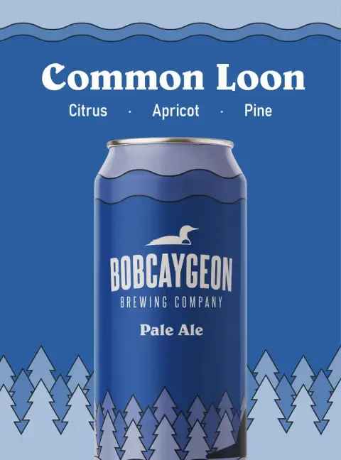 Common Loon Pale Ale can label