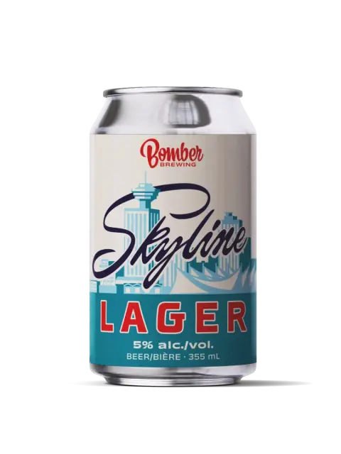 Can of Bomber Skyline Lager