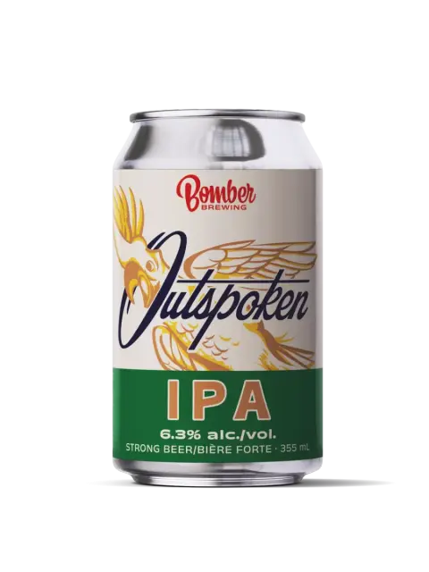 Can of Bomber Outspoken IPA