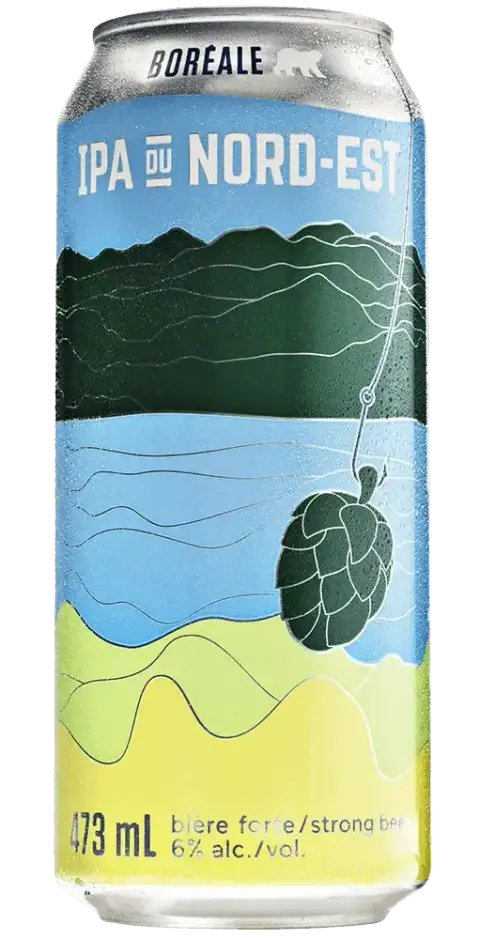 Boréale IPA du Nord-Est can