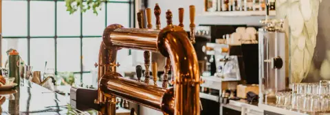 Bar and draught lines at La Korrigane