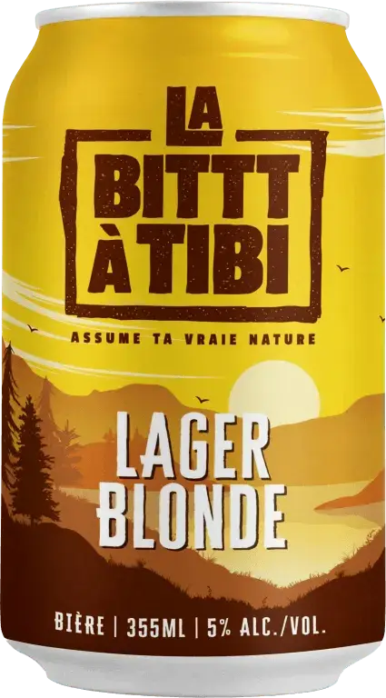 Can of La Bittt à Tibi Lager Blonde