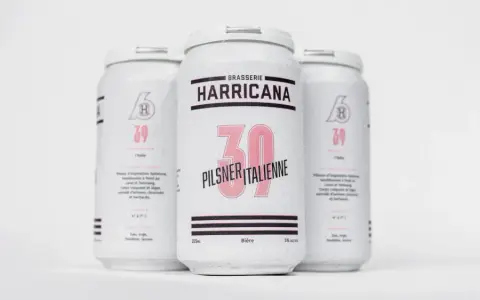 Can of Brasserie Harricana 39 Pilsner italienne