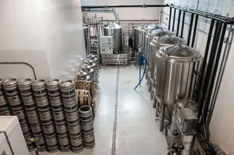 The brewery at Brasserie Memento