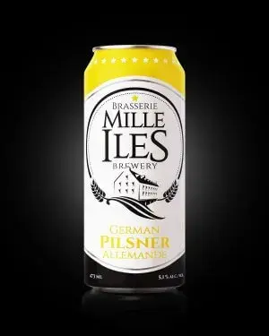 Brasserie Mille-Îles German Pilsner can