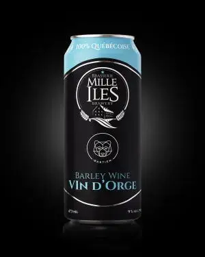 Brasserie Mille-Îles barley wine can
