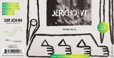Sir John Jericho, VT chapter 22 IPA