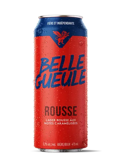 473 ml can of Belle Gueule Rousse