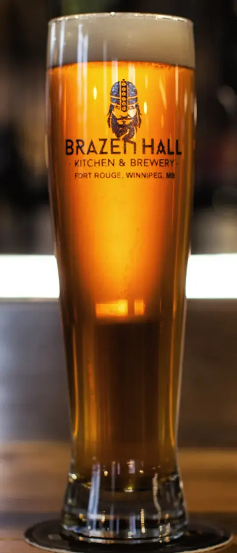 Brazen Hall blonde ale