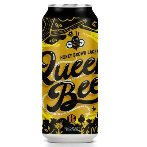 Burnside Brewing Queen Bee Honey Brown Lager, 473 ml