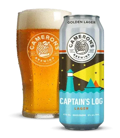 Captain's Log Lager from Cameron's Brewing