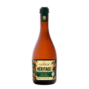 Bottle of Héritage dry sparkling cider