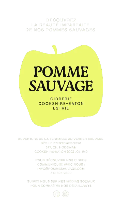 Cidrerie Pomme Sauvage - Ouverture de la terrasse du verger sauvage dès le printemps 2026