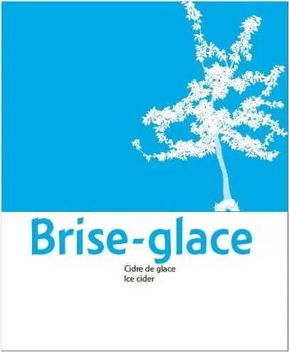 A bottle of Cidrerie Saint-Antoine Brise-glace ice cider
