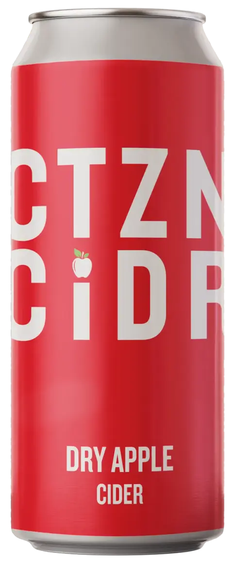 Citizen CiDR dry apple cider can