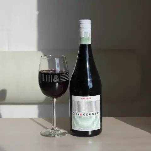 A bottle of City & Country 2022 Syrah