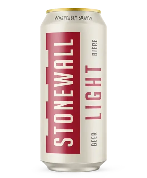 Stonewall Light Lager can