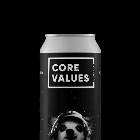 Core Values Diamond Dogs hopped cider can