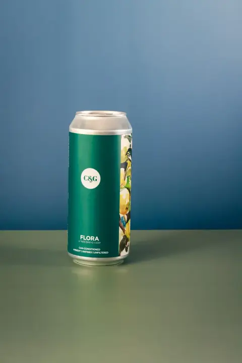 Can of Creek & Gully Flora cider