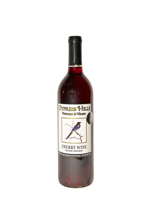 Cypress Hills Winery cherry wine