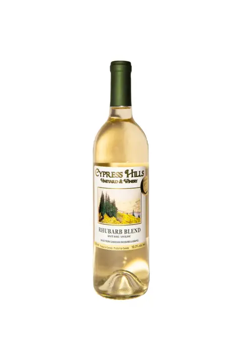 Cypress Hills Winery rhubarb wine