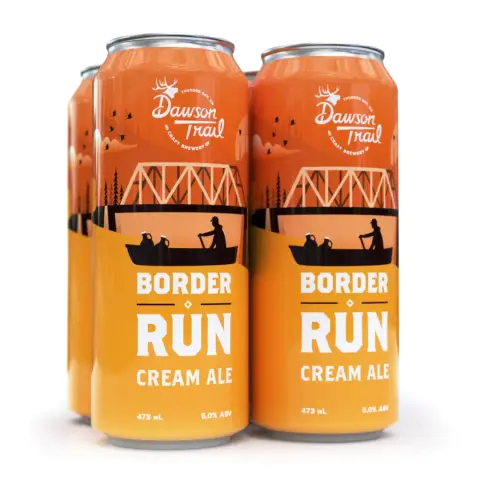 Dawson Trail Border Run cream ale can